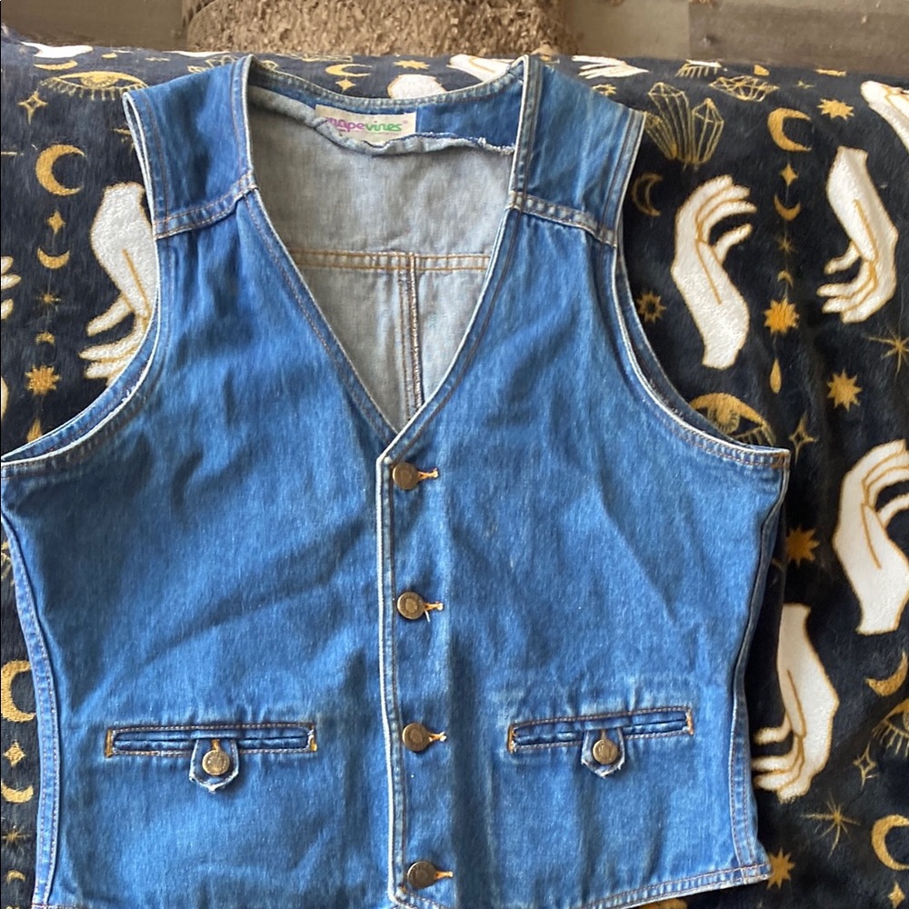 Vintage Denim Vest